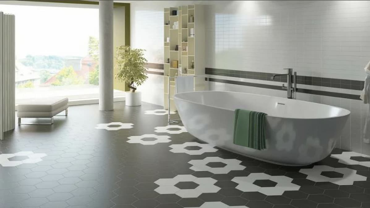  The best Hexagon bathroom tile + Great purchase price 